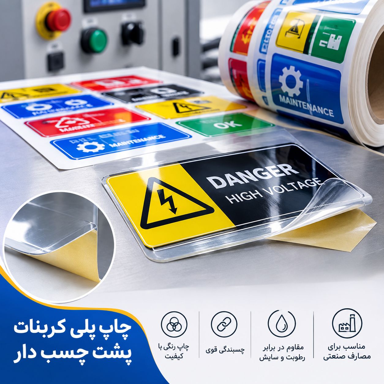 ChatGPT Image ۷ مهر ۱۴۰۵، ۱۳_۱۳_۴۱ پلی کربنات پشت چسب دار